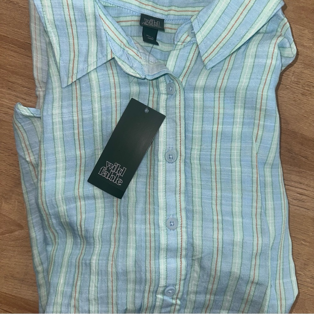Oversized button-down (w/ Recycled Cotton)